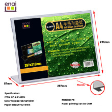 El soporte de exhibición plástico más barato pero de alta calidad de la tarjeta del picosegundo como sostenedor de la muestra